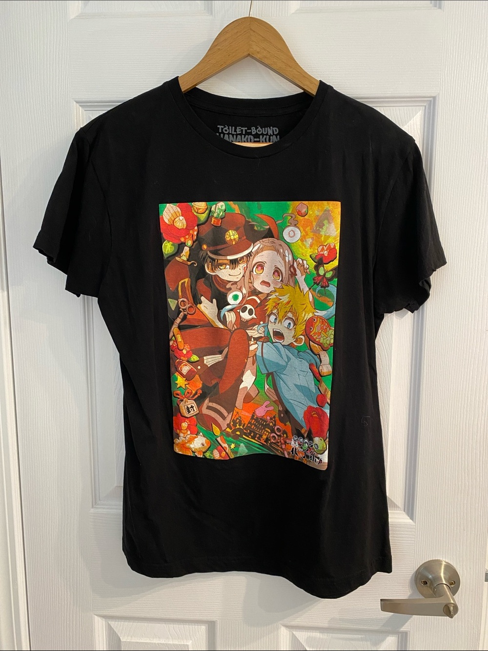 Toilet-Bound Hanako-kun Anime Graphic Tee - Black size Medium like new